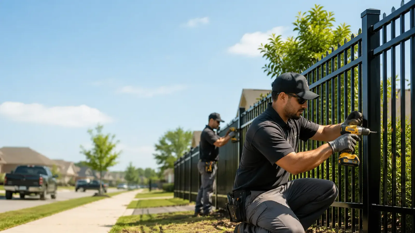 Metal Fence Installation in Haskell, TX